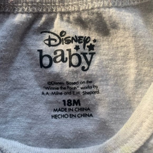 Disney Set Of 5 Winnie The Pooh Shirts & Onesies Bundle Baby Boy Size 18 Months - Picture 10 of 12